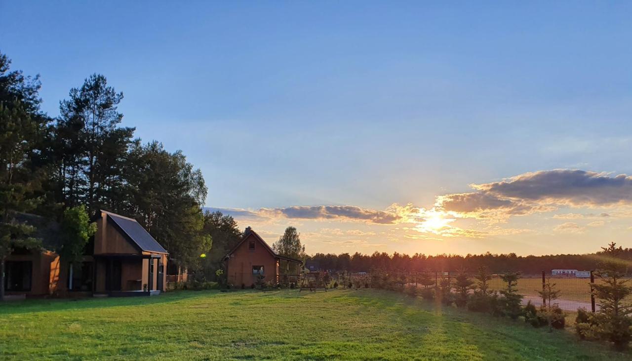 Domki Letniskowe Lesne Spa Borsk Nad Jeziorem Wdzydzkim Basen Sauna Balia Kültér fotó