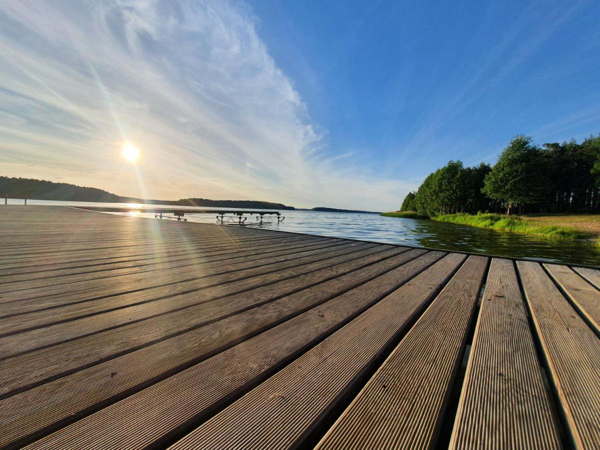 Domki Letniskowe Lesne Spa Borsk Nad Jeziorem Wdzydzkim Basen Sauna Balia Kültér fotó