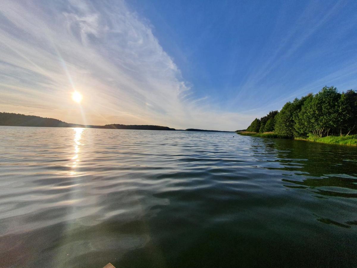 Domki Letniskowe Lesne Spa Borsk Nad Jeziorem Wdzydzkim Basen Sauna Balia Kültér fotó