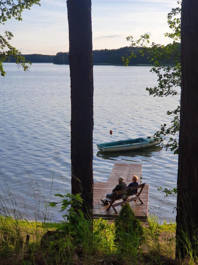 Domki Letniskowe Lesne Spa Borsk Nad Jeziorem Wdzydzkim Basen Sauna Balia Kültér fotó